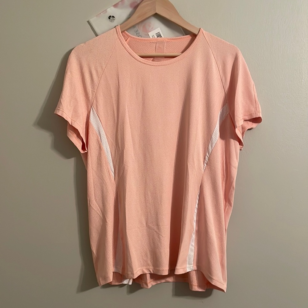 As Rose Rich Women’s Workout Top Pink NWT 1X